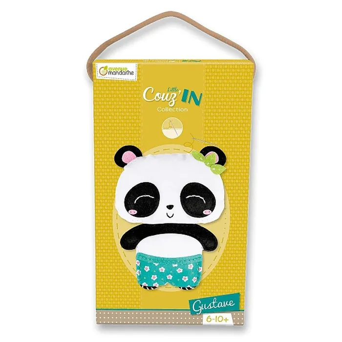 Główne zdjęcie produktu Kreativní sada Avenue Mandarine Dětské šití panda Gustave