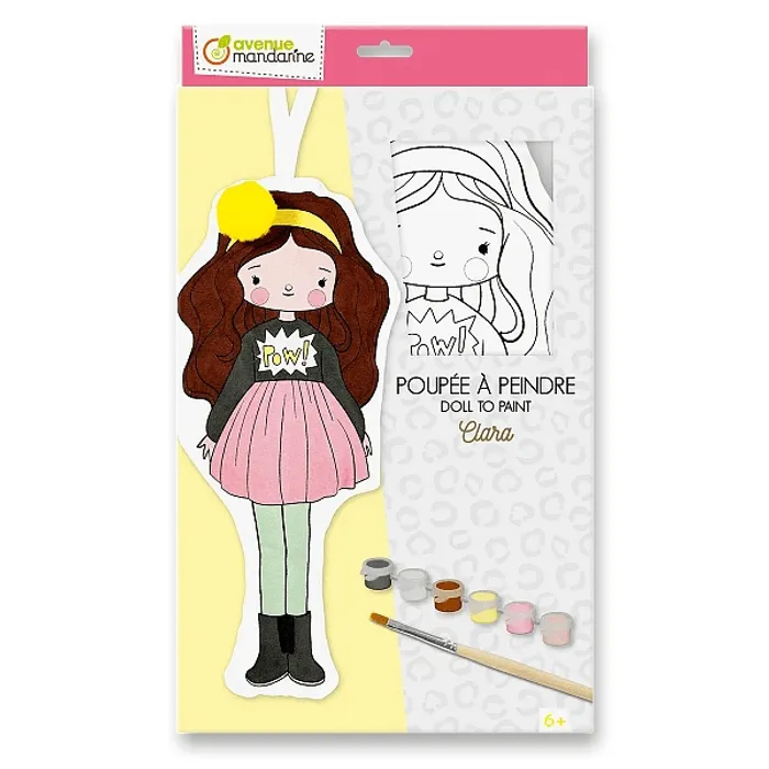 Główne zdjęcie produktu Kreativní sada Avenue Mandarine Doll to Paint Clara
