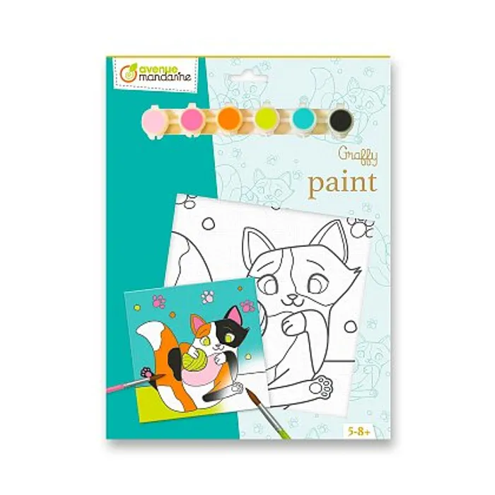 Główne zdjęcie produktu Kreativní sada Avenue Mandarine Graffy Paint - kočka
