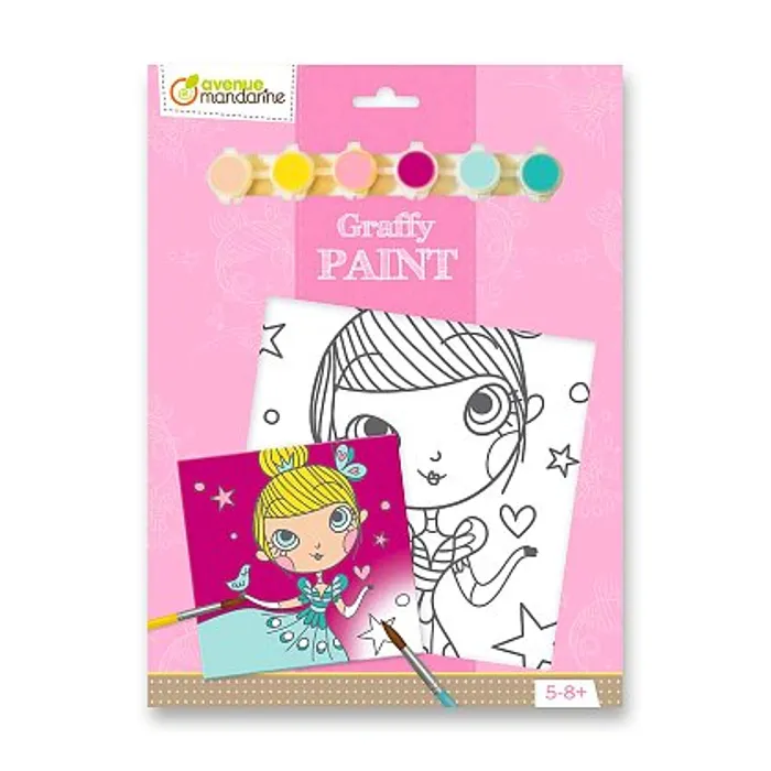 Główne zdjęcie produktu Kreativní sada Avenue Mandarine Graffy Paint - princezna