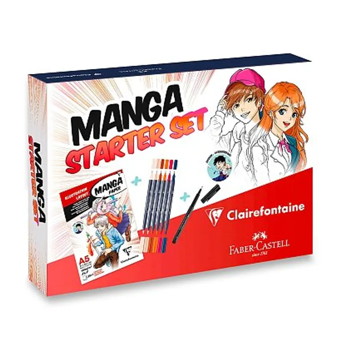 Główne zdjęcie produktu Kreativní sada Clairefontaine Manga Starter Set