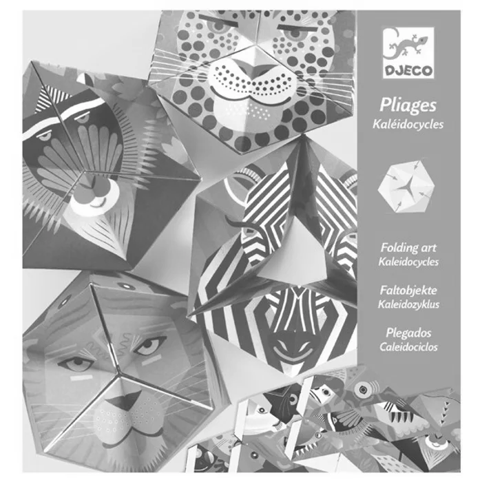 Główne zdjęcie produktu Kreativní sada Djeco Kaleidocycle Flexanimals