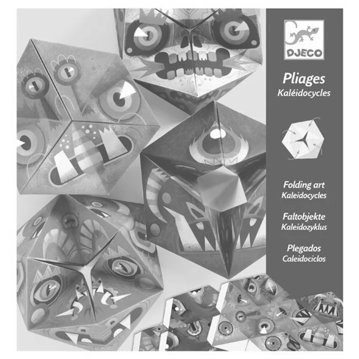 Główne zdjęcie produktu Kreativní sada Djeco Kaleidocycle Flexmonsters