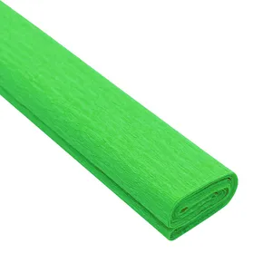 Średnio zielony papier krepowy