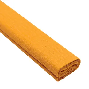 Jasnopomarańczowy papier krepowy