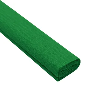 Ciemnozielony papier krepowy