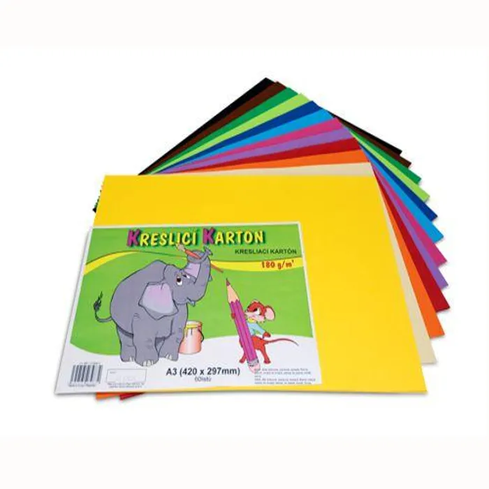 Główne zdjęcie produktu Kreslicí karton barevný A3/180g - šedý [50 listů]