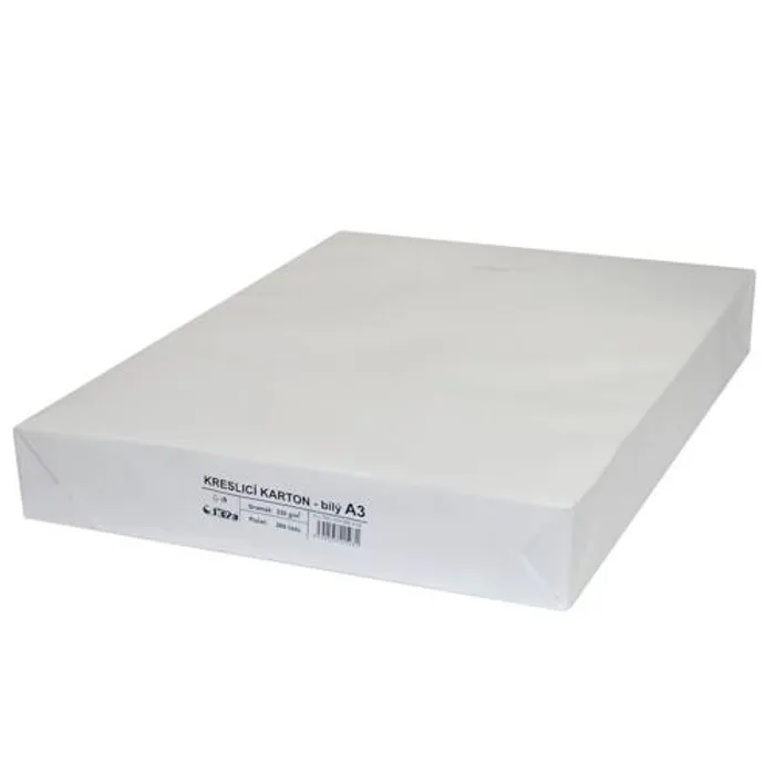 Główne zdjęcie produktu Kreslicí karton (akvarelový) A3-220g bílý [200 listů]