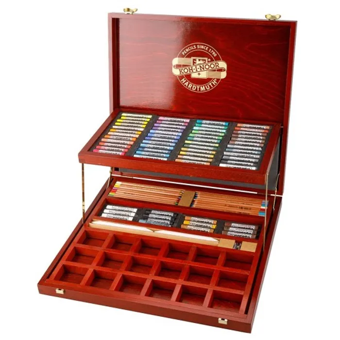Główne zdjęcie produktu Kreslířská souprava Koh-i-noor - Kazeta Toison D´or - 8896/2KD