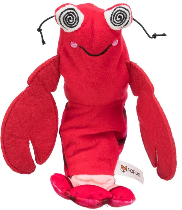 Główne zdjęcie produktu Kreveta jako živá, mrskající se, s catnipem, látka, 23 cm
