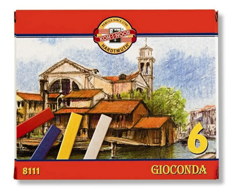 Główne zdjęcie produktu křída 8111/6 umělecká mastná olejové GIOCONDA