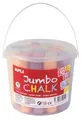 Kreda do chodników, mix kolorów, okrągła, jumbo, 20 szt., APLI