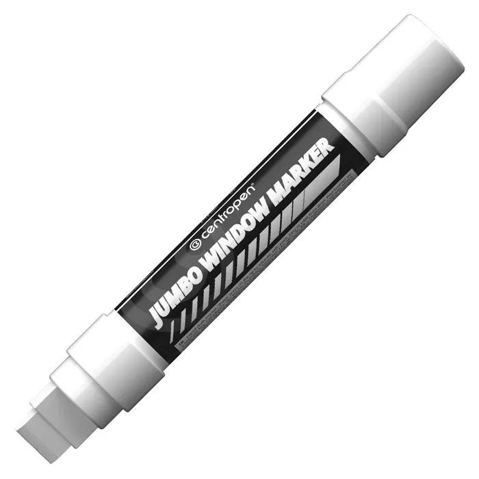 Główne zdjęcie produktu Křídový fix na sklo Centropen JUMBO WINDOW 9120 bílý