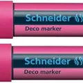 Następne zdjęcie produktu Marker kredowy Maxx 260, różowy, 2-15mm, płyn, SCHNEIDER
