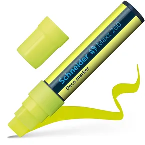 Marker kredowy Maxx 260, żółty, 2-15mm, SCHNEIDER