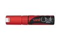 Marker kredowy PWE-8K, czerwony fluorescencyjny, 8mm, UNI
