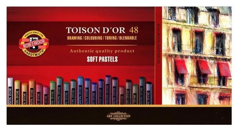 Główne zdjęcie produktu Křídy, 48 barev, KOH-I-NOOR "Toison 8516/48"