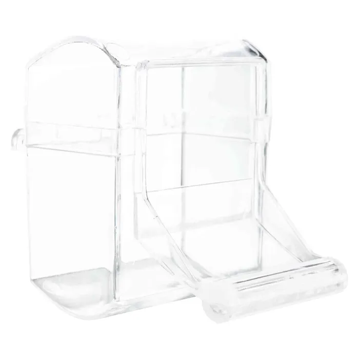 Główne zdjęcie produktu Krmítko kryté, průhledné 70ml/7x7cm