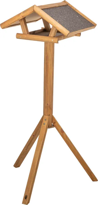 Główne zdjęcie produktu Krmítko pro venkovní ptactvo, 46 × 22 × 44 cm/1.15 m, lakovaná borovice