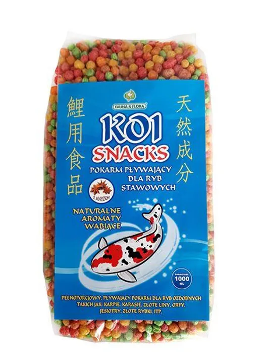 Główne zdjęcie produktu Krmivo MIX kuličky pro ryby v zahradním rybníku 1l FAUNA
