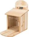 Następne zdjęcie produktu Stanowisko do karmienia wiewiórek 20 x 30 x 30 cm, drewno sosnowe naturalne