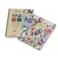 Pierścionek Pigna Nature Flowers A4, kwadrat, 135 kartek, mix motywów