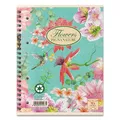 Bloczek Pigna Nature Flowers A5, kwadrat, 60 ark., mix motywów