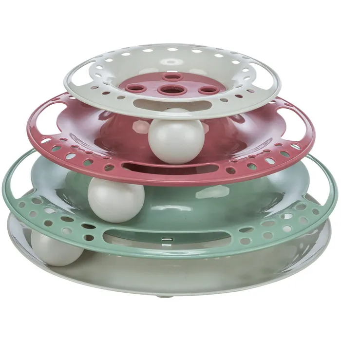 Główne zdjęcie produktu Kruhová věž/bubínek s míčky 25 cm x 13 cm