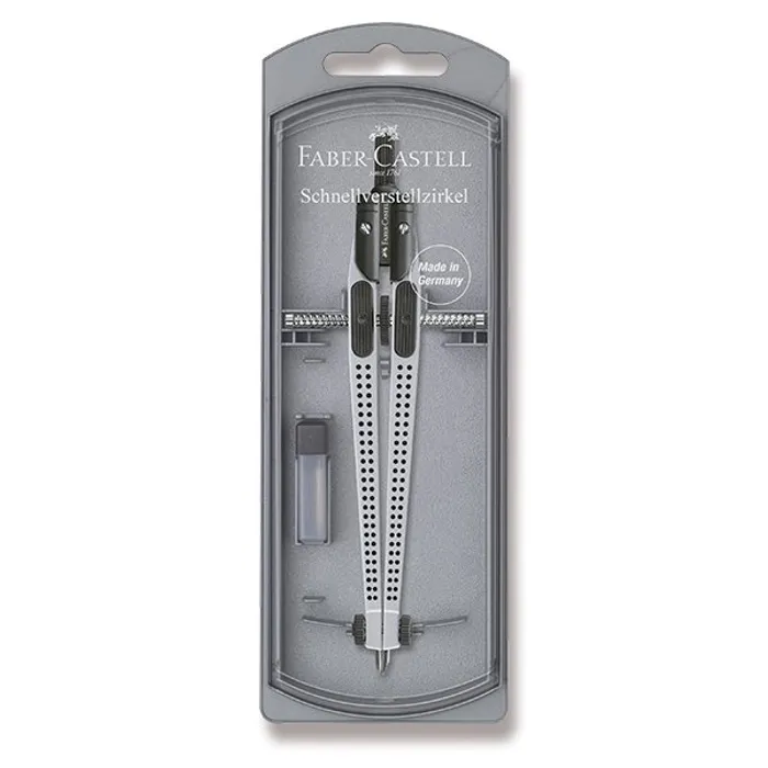 Główne zdjęcie produktu Kružítko Faber-Castell 174472 Grip 2001 stříbrné