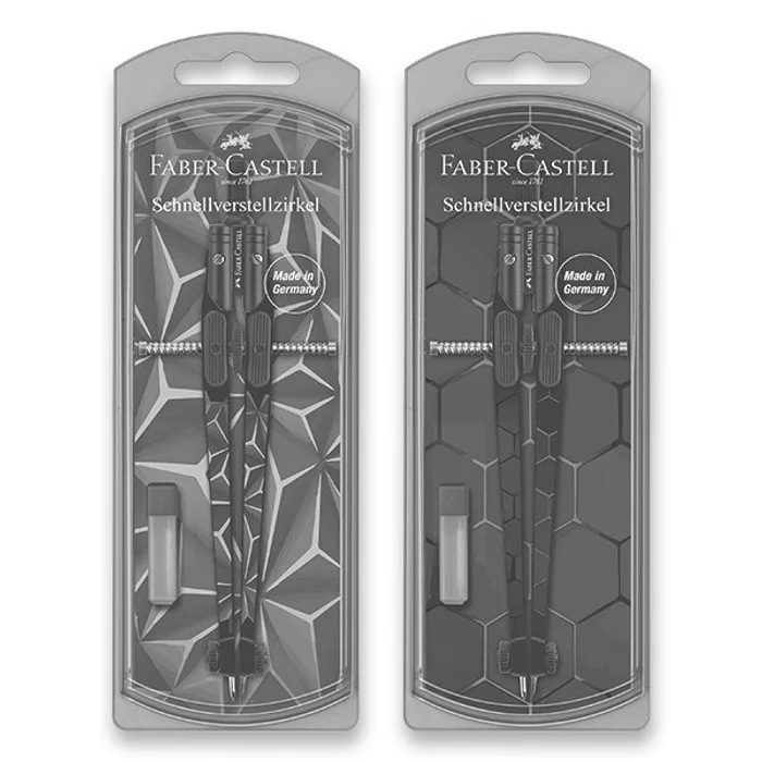 Główne zdjęcie produktu Kružítko Faber-Castell Quick Set Boys 2022 mix barev