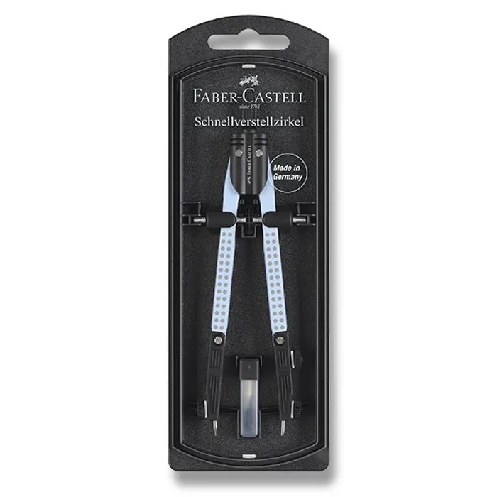 Główne zdjęcie produktu Kružítko Faber-Castell Quick Set sky blue