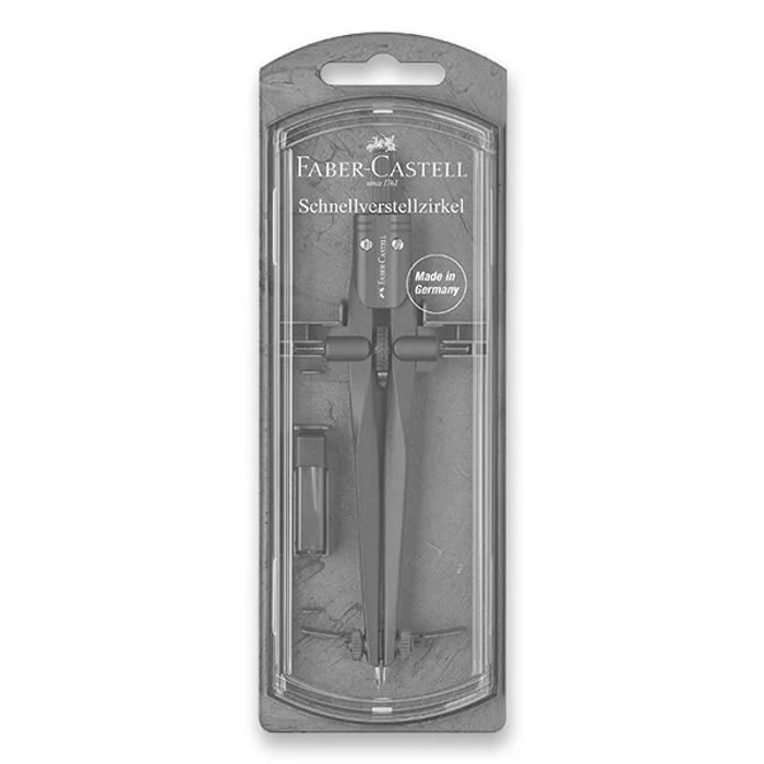 Główne zdjęcie produktu Kružítko Faber-Castell Quick Set Stream 2022 black stone