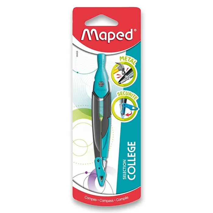 Główne zdjęcie produktu Kružítko Maped Metal Open - mix barev