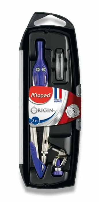 Główne zdjęcie produktu Kružítko Maped Origin Set - 3dílná sada, mix barev