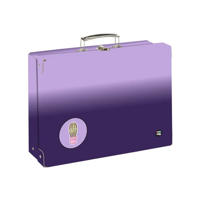 Główne zdjęcie produktu Kufřík lamino hranatý A4 OXY NEXT Ombre Purple