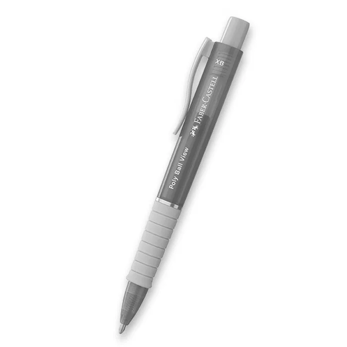 Główne zdjęcie produktu Kuličková tužka Faber-Castell Poly Ball View XB, výběr barev růžová