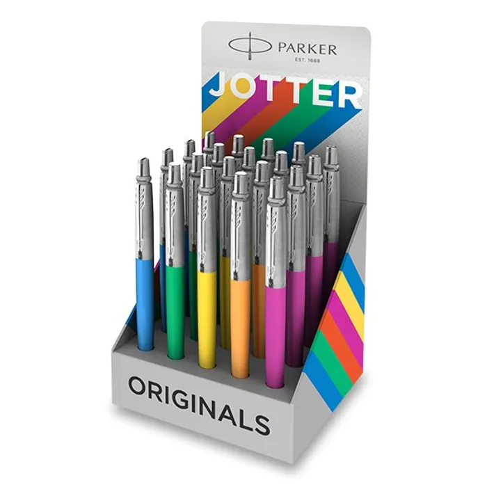Główne zdjęcie produktu Kuličková tužka Parker Jotter Originals stojánek, 20 ks