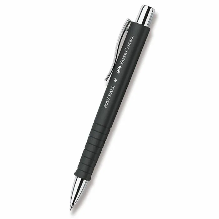 Główne zdjęcie produktu Kuličková tužka Poly Ball černá Faber-Castell 241199