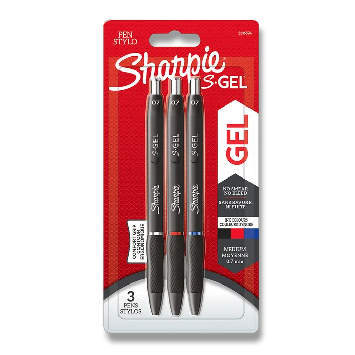 Główne zdjęcie produktu Kuličková tužka Sharpie S-Gel 3 ks