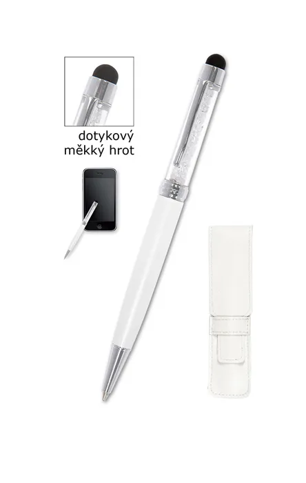 Główne zdjęcie produktu Kuličkové pero CONCORDE Aura Touch, bílé tělo