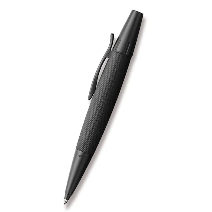 Główne zdjęcie produktu Kuličkové pero e-motion Pure Black, černá, Faber-Castell 148690