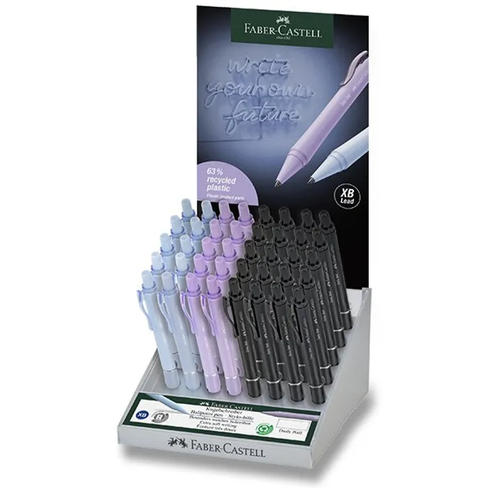 Główne zdjęcie produktu Kuličkové pero Faber-Castell Daily Ball stojánek, 40 ks