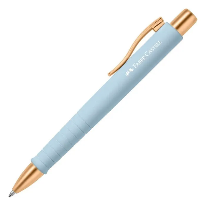 Główne zdjęcie produktu Kuličkové pero Faber-Castell Poly Ball Urban Gold XB,světle modrá