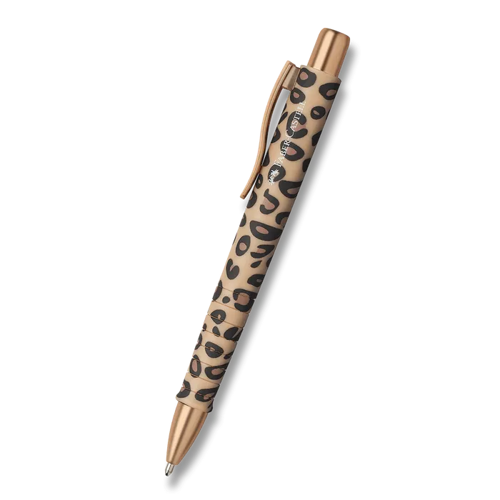 Główne zdjęcie produktu Kuličkové pero Faber-Castell Poly Ball XB Leopard Editon - hnědá