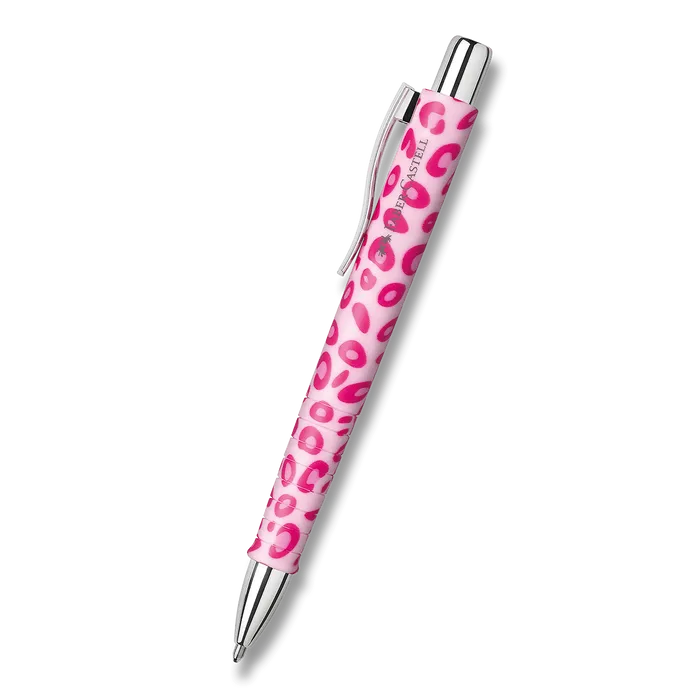 Główne zdjęcie produktu Kuličkové pero Faber-Castell Poly Ball XB Leopard Editon - růžová