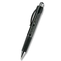 Piórnik kulkowy Grip Plus Ball 1407 0.4mm, czarny metaliczny Faber-Castell (140733)