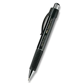 Kuličkové pero Grip Plus Ball 1407 0.4mm, černá met. Faber Castell (140733)