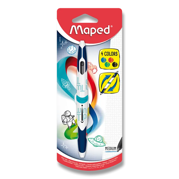 Główne zdjęcie produktu Kuličkové pero Maped TwinTip 4 Collector
