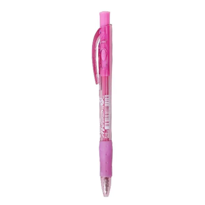 Główne zdjęcie produktu Kuličkové pero "Marathon", růžová 0,4mm, stiskací mechanismus, STABILO
