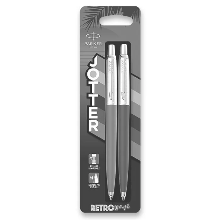 Główne zdjęcie produktu Kuličkové pero Parker Jotter Originals Retro´80s blistr, sada 2 ks